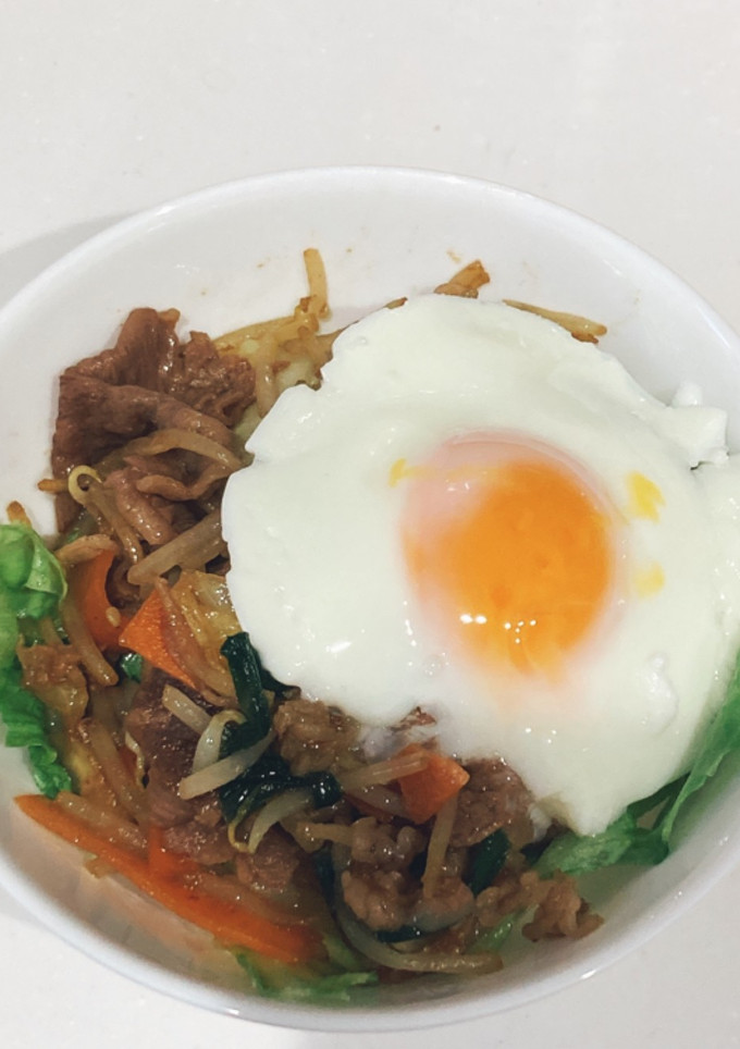 簡単♪時短カット野菜で野菜炒め丼-レシピのメイン写真