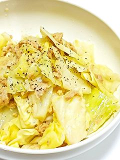 キャベツとツナのさっぱり簡単温サラダ-レシピのメイン写真