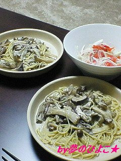 簡単♪きのこたっぷりクリームパスタ-レシピのメイン写真