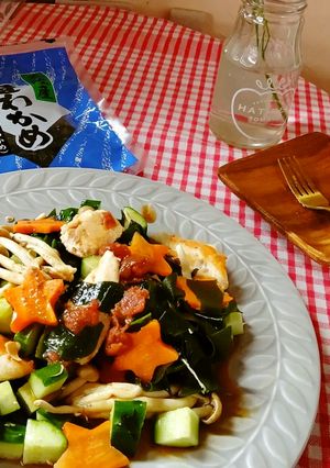 三陸産わかめささみサラダ-レシピのメイン写真