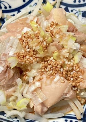レンジ調理で簡単　蒸し鶏-レシピのメイン写真