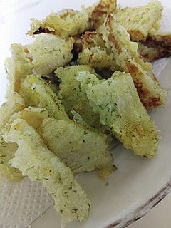 タケノコと竹輪の磯部揚げ-レシピのメイン写真
