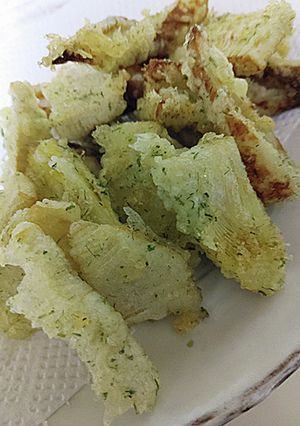 タケノコと竹輪の磯部揚げ-レシピのメイン写真