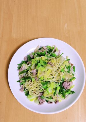 手作りの姜葱醤で塩焼きそば-レシピのメイン写真