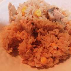 รูปของ 炊飯器で簡単洋風炊き込みご飯