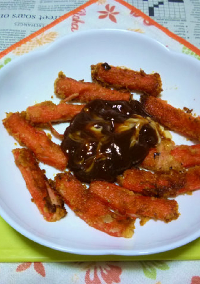 カニカマの揚げ焼きのタパス-レシピのメイン写真
