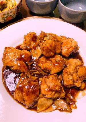 新生姜とバルサミコ酢の照り焼きチキン-レシピのメイン写真