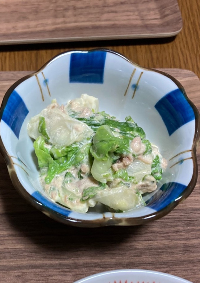 白菜の和風ツナマヨ和え-レシピのメイン写真