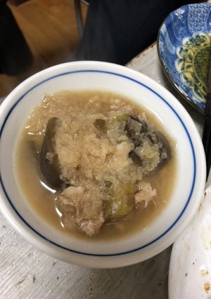 ポン酢でさっぱり豚バラと茄子のみぞれ煮-レシピのメイン写真