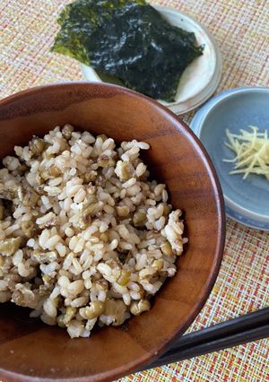 緑豆玄米ごはんで生きてこ-レシピのメイン写真