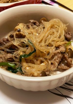 【自分用】牛肉春雨ギノ"ゴニラプルコギ-レシピのメイン写真