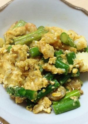 簡単おかず:いんげん卵とじ-レシピのメイン写真