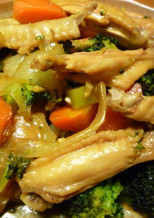 ♡◎野菜たっぷり♪鶏手羽のこってり煮-レシピのメイン写真