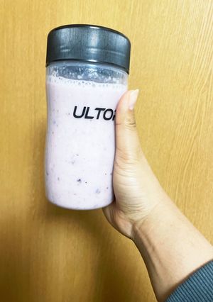 ブルーベリー＆バナナヨーグルトドリンク-レシピのメイン写真