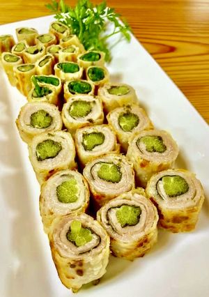 ふきの豚肉海苔巻き-レシピのメイン写真