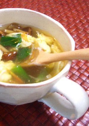 なめこと卵の中華スープ-レシピのメイン写真