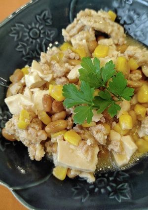 すぐできる♪納豆入り麻婆豆腐-レシピのメイン写真