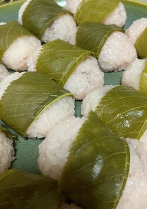 炊飯器でつくる、甘過ぎない！桜餅♪-レシピのメイン写真