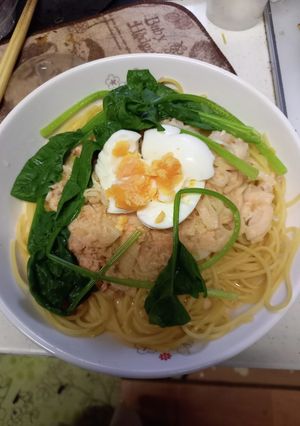 鮭缶のパスタ-レシピのメイン写真