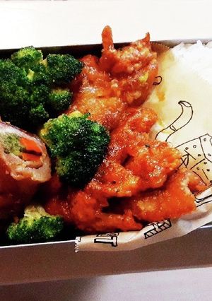 高校生弁当覚え書き2　唐揚げリメイク酢豚-レシピのメイン写真