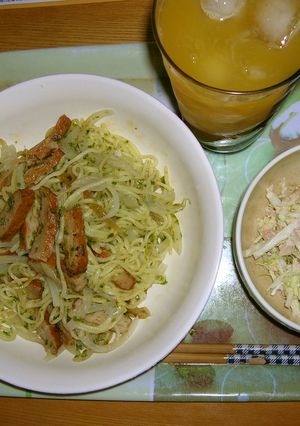 美味しいさつま揚げ入り、塩焼きそば。-レシピのメイン写真