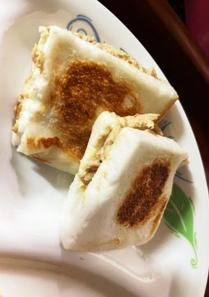 ツナマヨ入りはんぺん焼き-レシピのメイン写真
