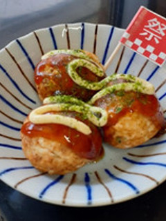 介護食 やわらかたこ焼き(スチコン加熱)-レシピのメイン写真