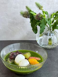 簡単★もちもち白玉の抹茶フルーツあんみつ-レシピのメイン写真