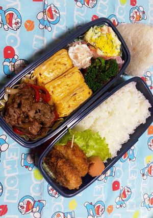 高校生男子弁当　よ〜し1-レシピのメイン写真