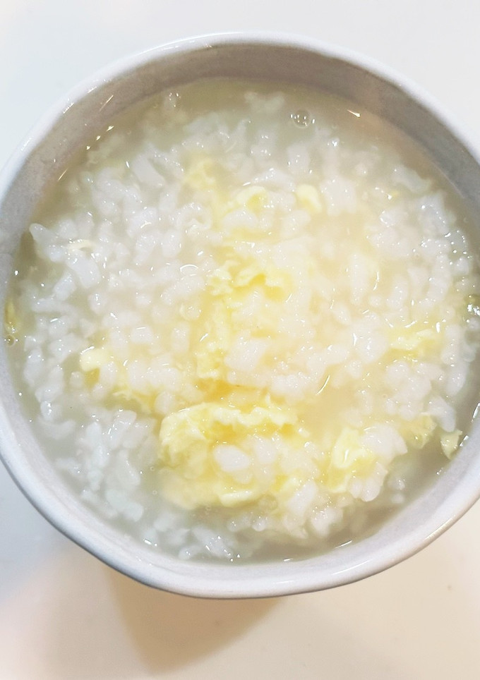 たまごのお粥(お米から)-レシピのメイン写真