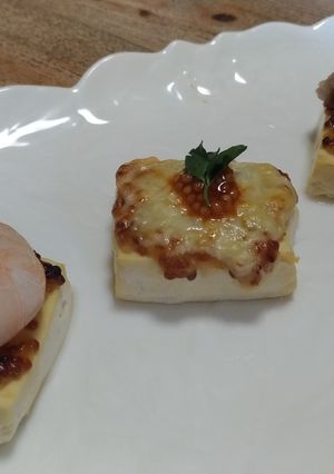 ゴールデンマスタード味噌田楽カナッペ-レシピのメイン写真