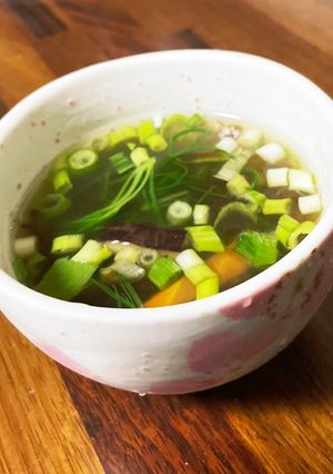 おかひじきともずくスープ♡-レシピのメイン写真