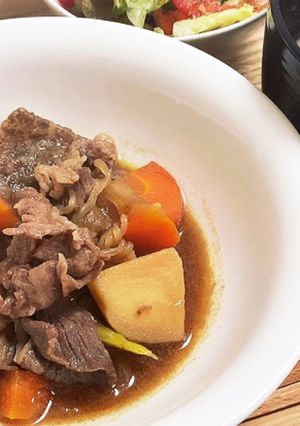 無水でほっこり肉じゃが-レシピのメイン写真