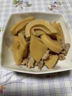 筍と豚肉の煮物-レシピのメイン写真