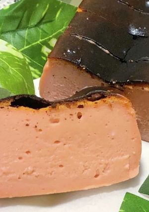 簡単 ホワイトチョコチーズケーキ(桜)-レシピのメイン写真