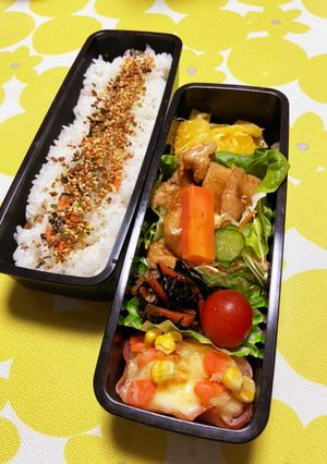 息子の弁当　4/20-レシピのメイン写真