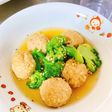 肉団子とブロッコリーのうま煮