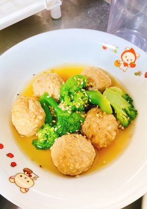 肉団子とブロッコリーのうま煮-レシピのメイン写真