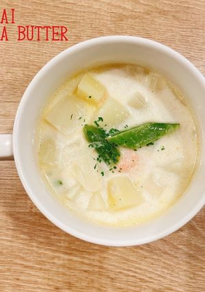 食べるスープ『明太じゃがバタースープ』-レシピのメイン写真