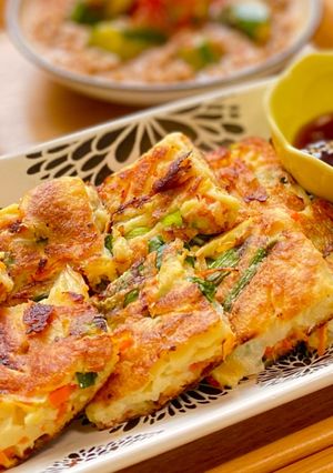 ふわふわ♡豆腐のチヂミ-レシピのメイン写真