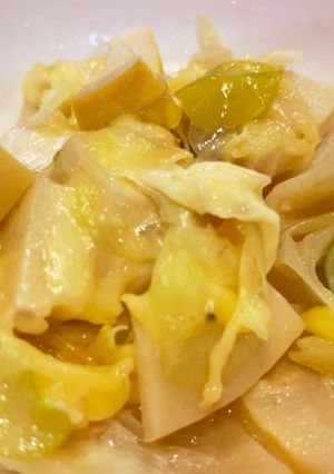 タケノコとネギのチーズ焼き-レシピのメイン写真