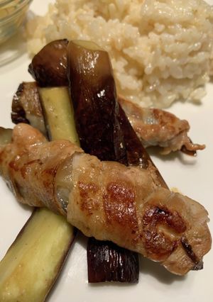 長茄子の肉巻き-レシピのメイン写真