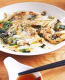 三陸産塩蔵わかめで絶品チヂミ