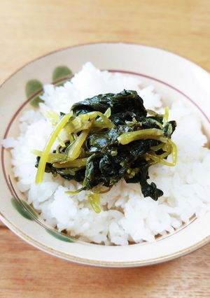 わさびの葉（花わさび・葉わさび）醤油漬け-レシピのメイン写真