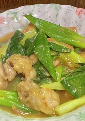 鶏もも肉と九条ネギの中華旨煮-レシピのメイン写真