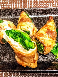 のらぼう菜の肉巻き-レシピのメイン写真