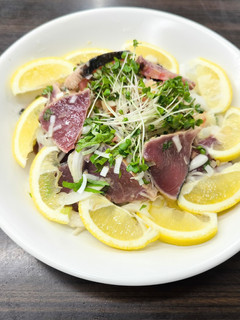 鰹と新玉ねぎのカルパッチョ 超簡単!-レシピのメイン写真