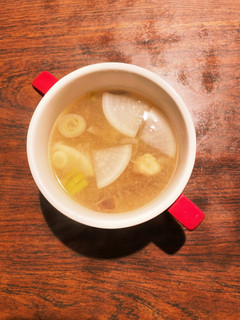 ダブルきのこと大根のねぎ入り麹味噌汁-レシピのメイン写真
