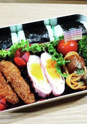 中学生お弁当　2022/4/21 記録用-レシピのメイン写真