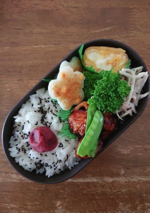JK☆れんこんと豚肉の黒酢炒め弁当♪-レシピのメイン写真